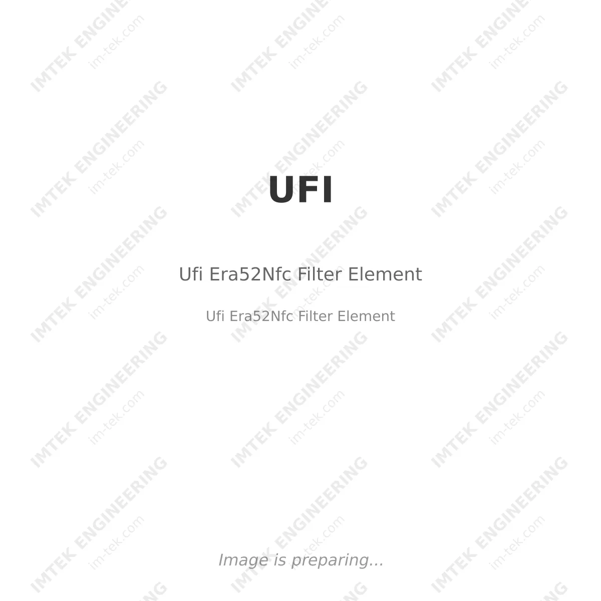 UFI Ufi Era52Nfc Filter Element - Ufi Era52Nfc Filter Element