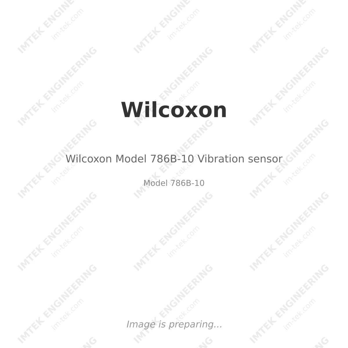 Wilcoxon Wilcoxon Model 786B-10 Vibration sensor - Model 786B-10