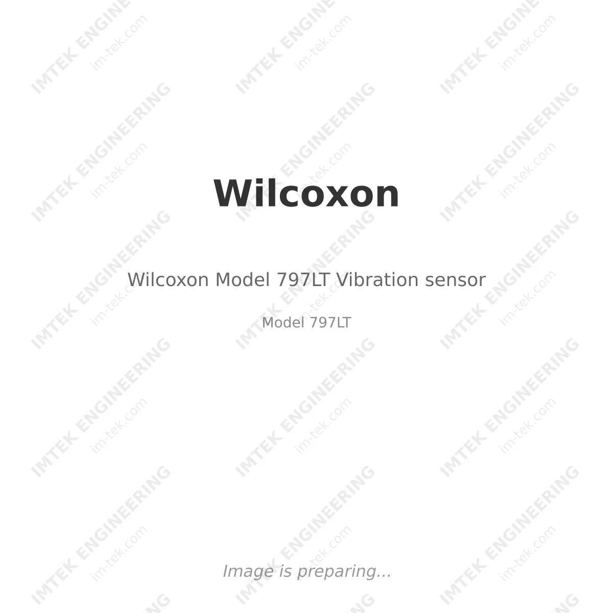 Wilcoxon Wilcoxon Model 797LT Vibration sensor - Model 797LT