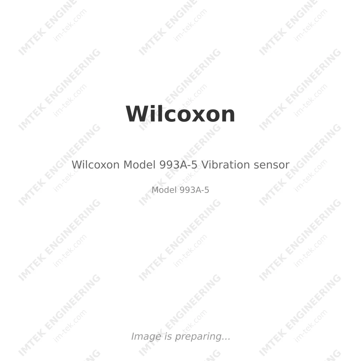 Wilcoxon Wilcoxon Model 993A-5 Vibration sensor - Model 993A-5