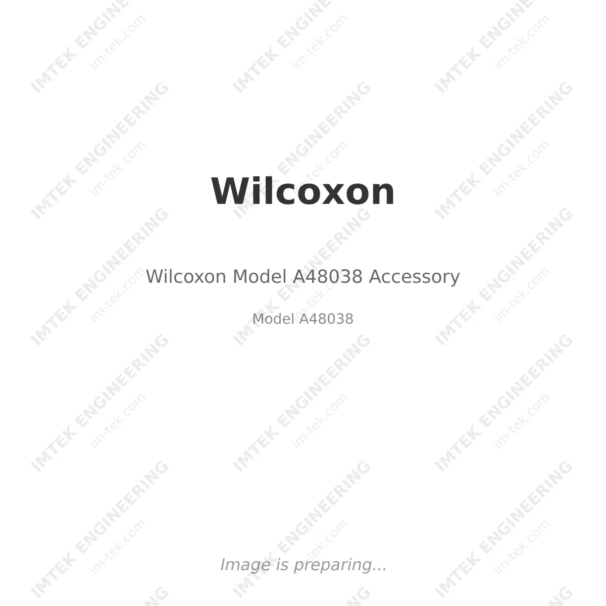 Wilcoxon Wilcoxon Model A48038 Accessory - Model A48038