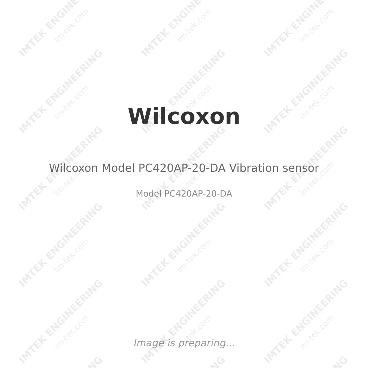 Wilcoxon Wilcoxon Model PC420AP-20-DA Vibration sensor - Model PC420AP-20-DA