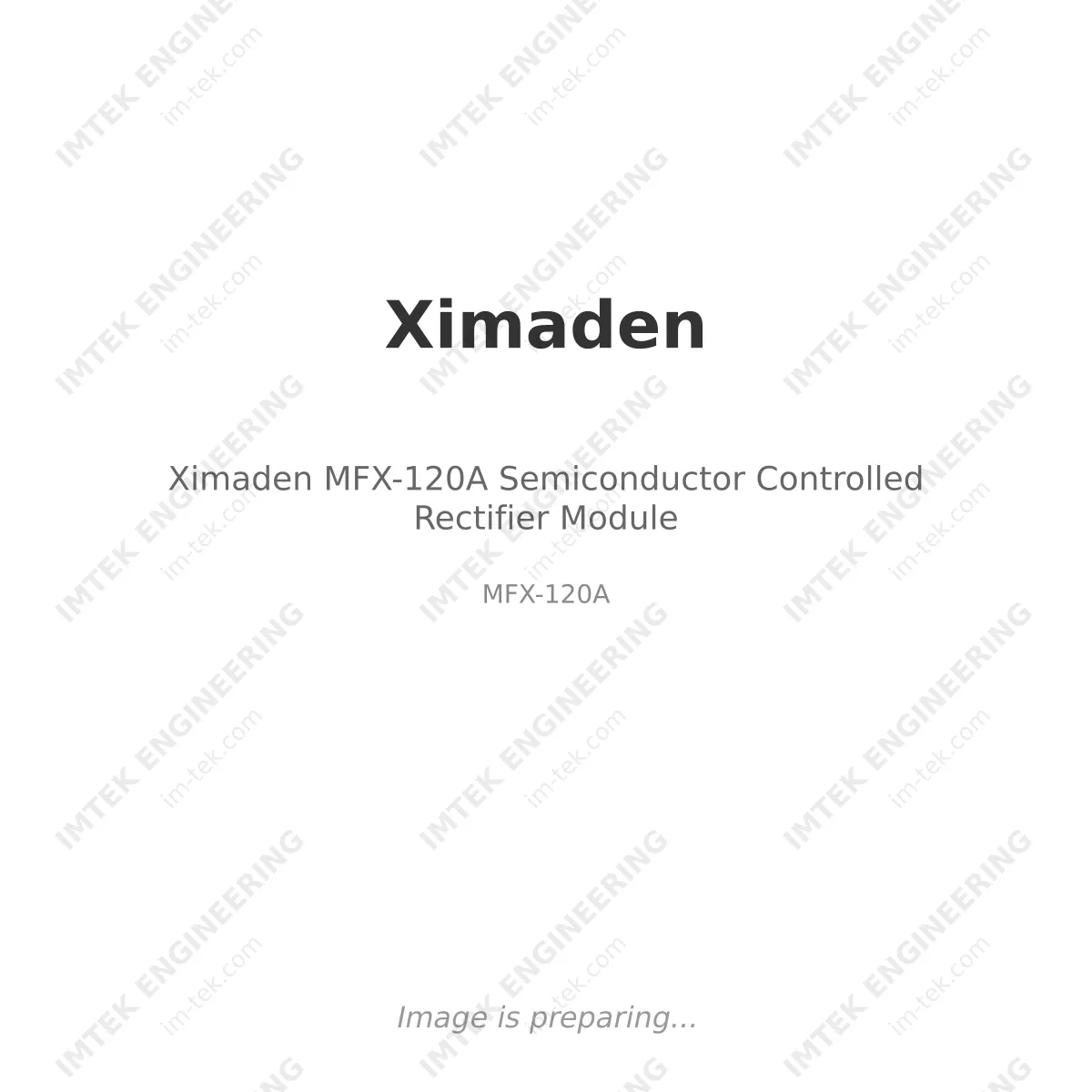 Ximaden Ximaden MFX-120A Semiconductor Controlled Rectifier Module - MFX-120A