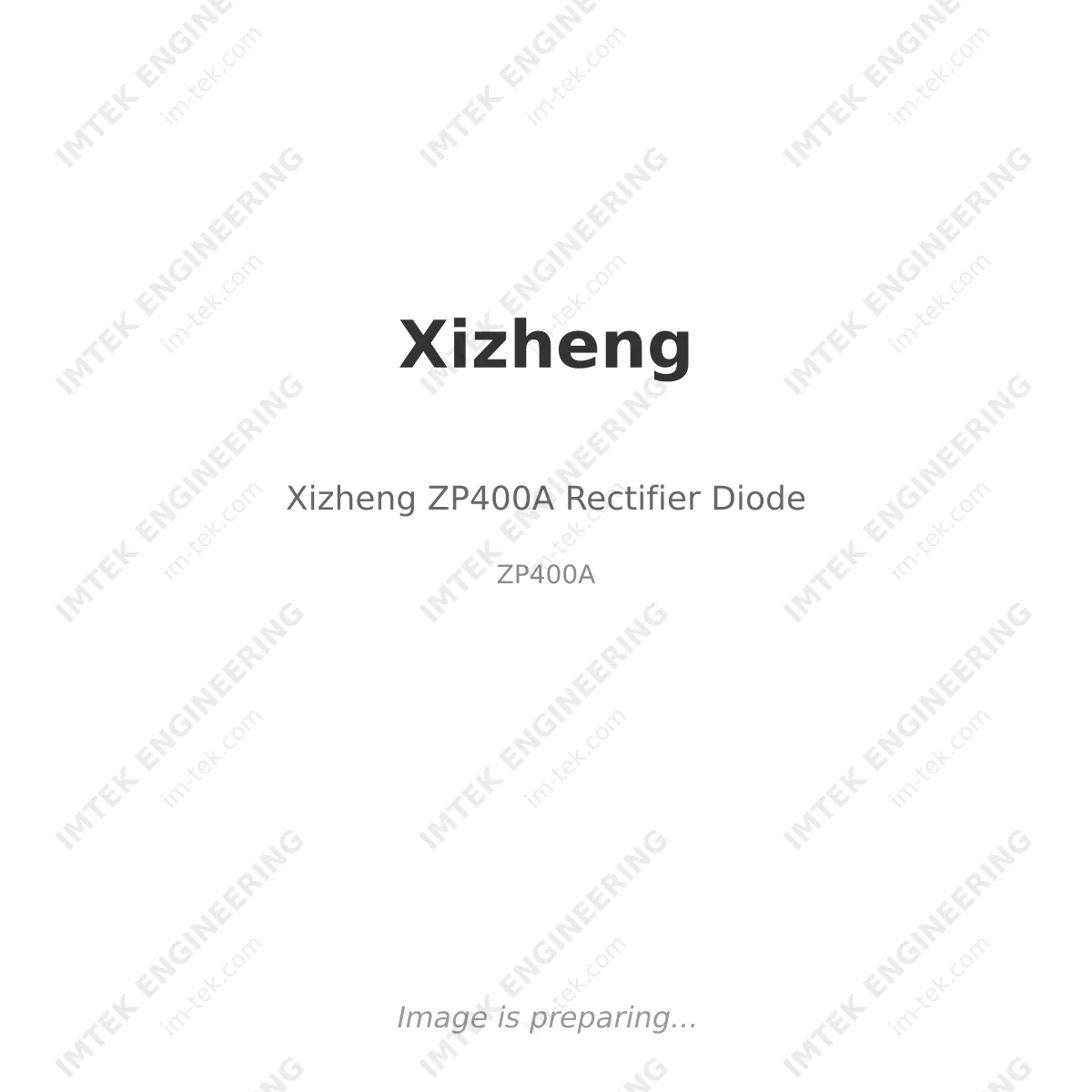 Xizheng Xizheng ZP400A Rectifier Diode - ZP400A