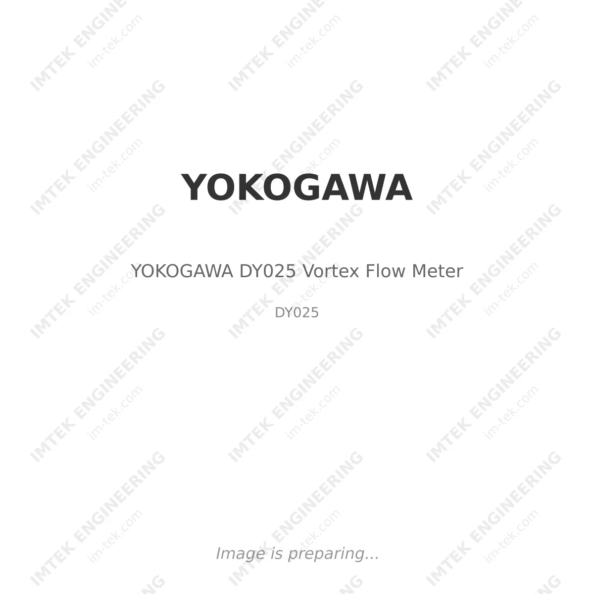 YOKOGAWA YOKOGAWA DY025 Vortex Flow Meter - DY025