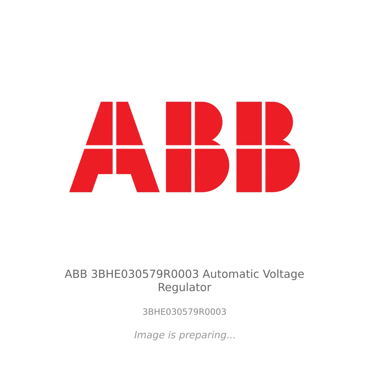 ABB ABB 3BHE030579R0003 Automatic Voltage Regulator - 3BHE030579R0003