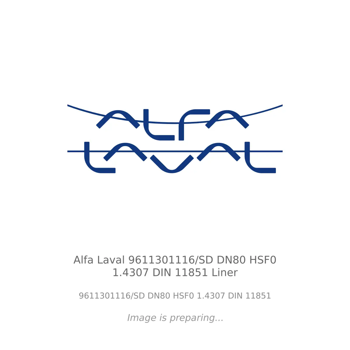 Alfa Laval Alfa Laval 9611301116/SD DN80 HSF0 1.4307 DIN 11851 Liner - 9611301116/SD DN80 HSF0 1.4307 DIN 11851