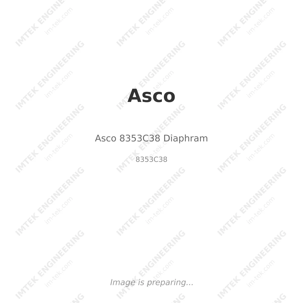 Asco Asco 8353C38 Diaphram - 8353C38