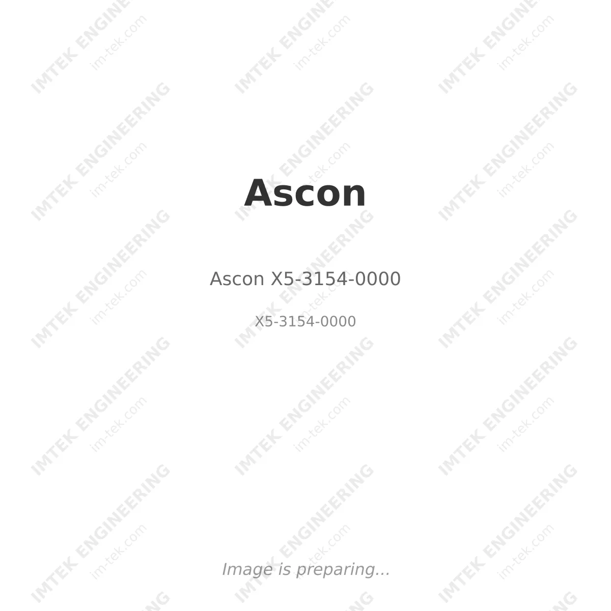 Ascon Ascon X5-3154-0000 - X5-3154-0000