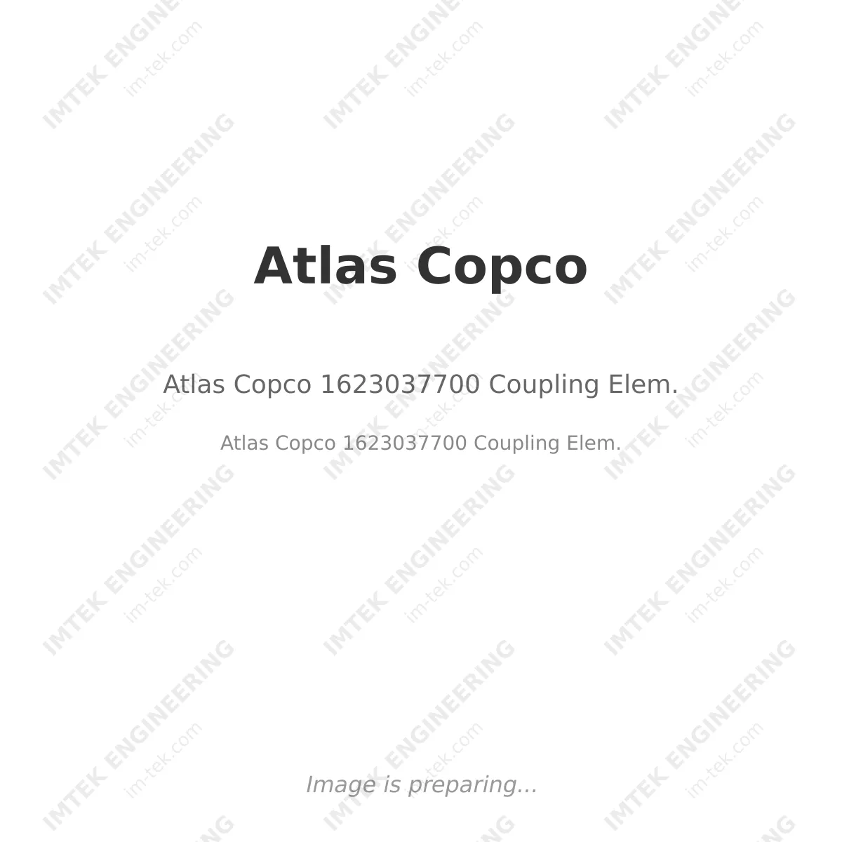 Atlas Copco Atlas Copco 1623037700 Coupling Elem. - Atlas Copco 1623037700 Coupling Elem.