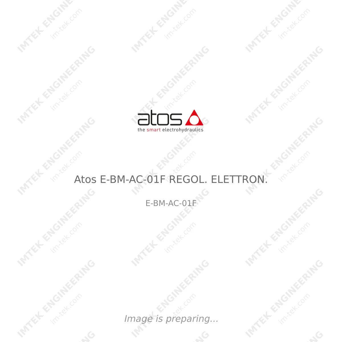 Atos Atos E-BM-AC-01F REGOL. ELETTRON. - E-BM-AC-01F