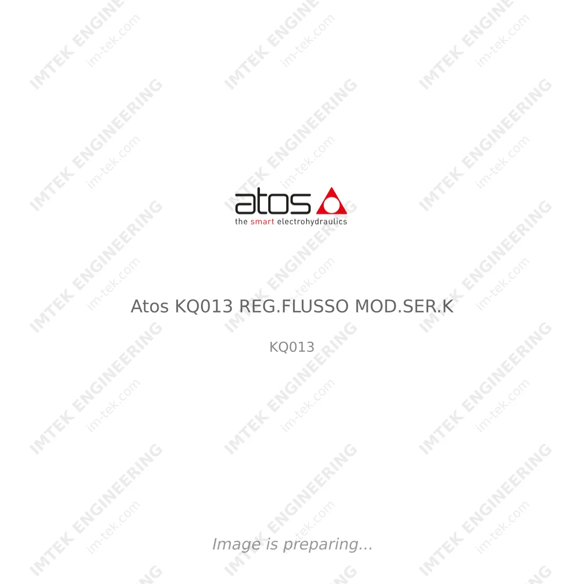 Atos Atos KQ013 REG.FLUSSO MOD.SER.K - KQ013