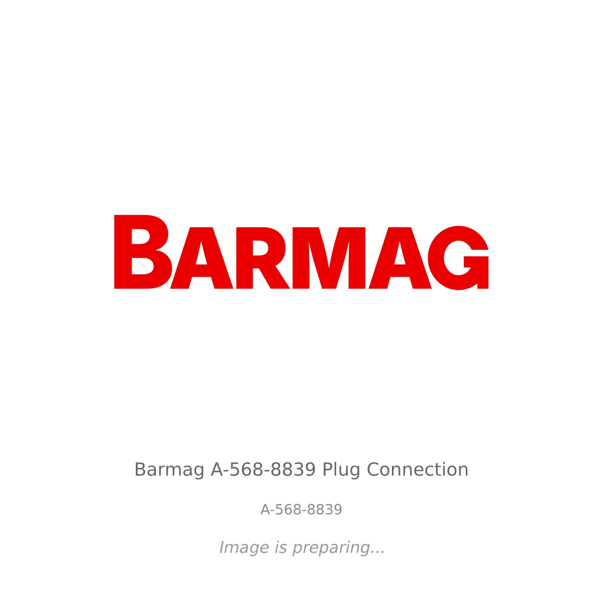Barmag - Barmag A-568-8839 Plug Connection Barmag Barmag A-568-8839 Plug Connection - A-568-8839
