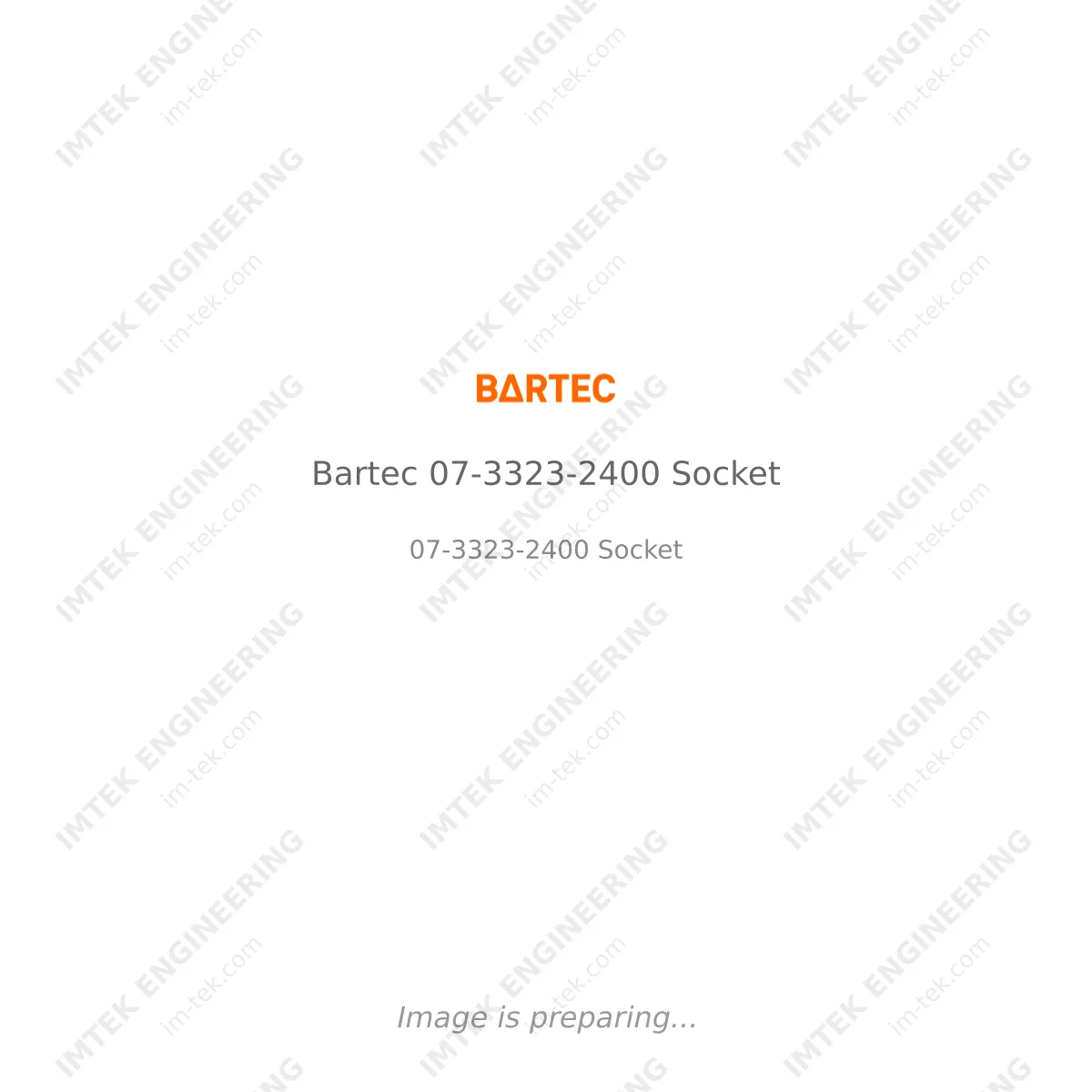 Bartec Bartec 07-3323-2400 Socket - 07-3323-2400 Socket