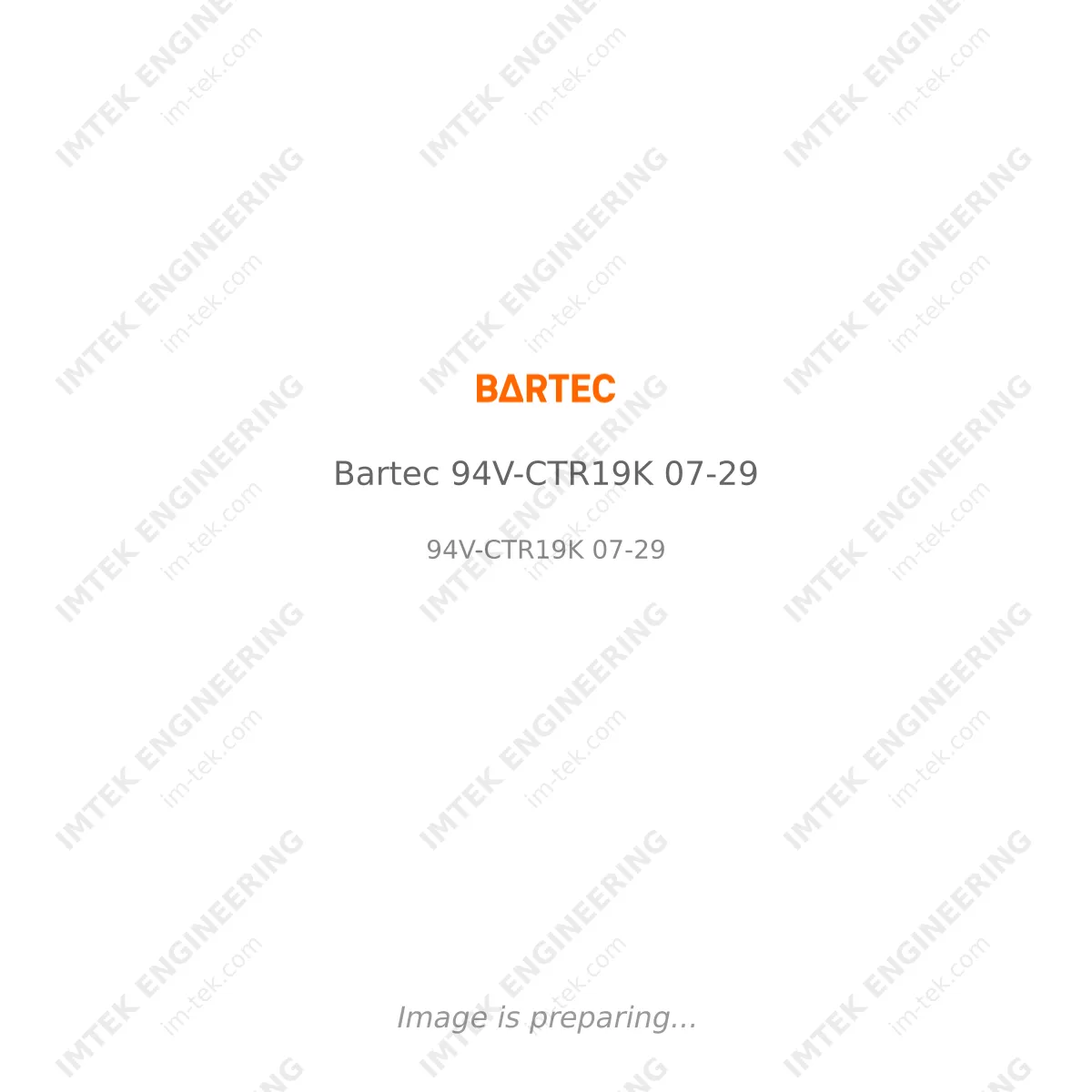 Bartec Bartec 94V-CTR19K 07-29 - 94V-CTR19K 07-29