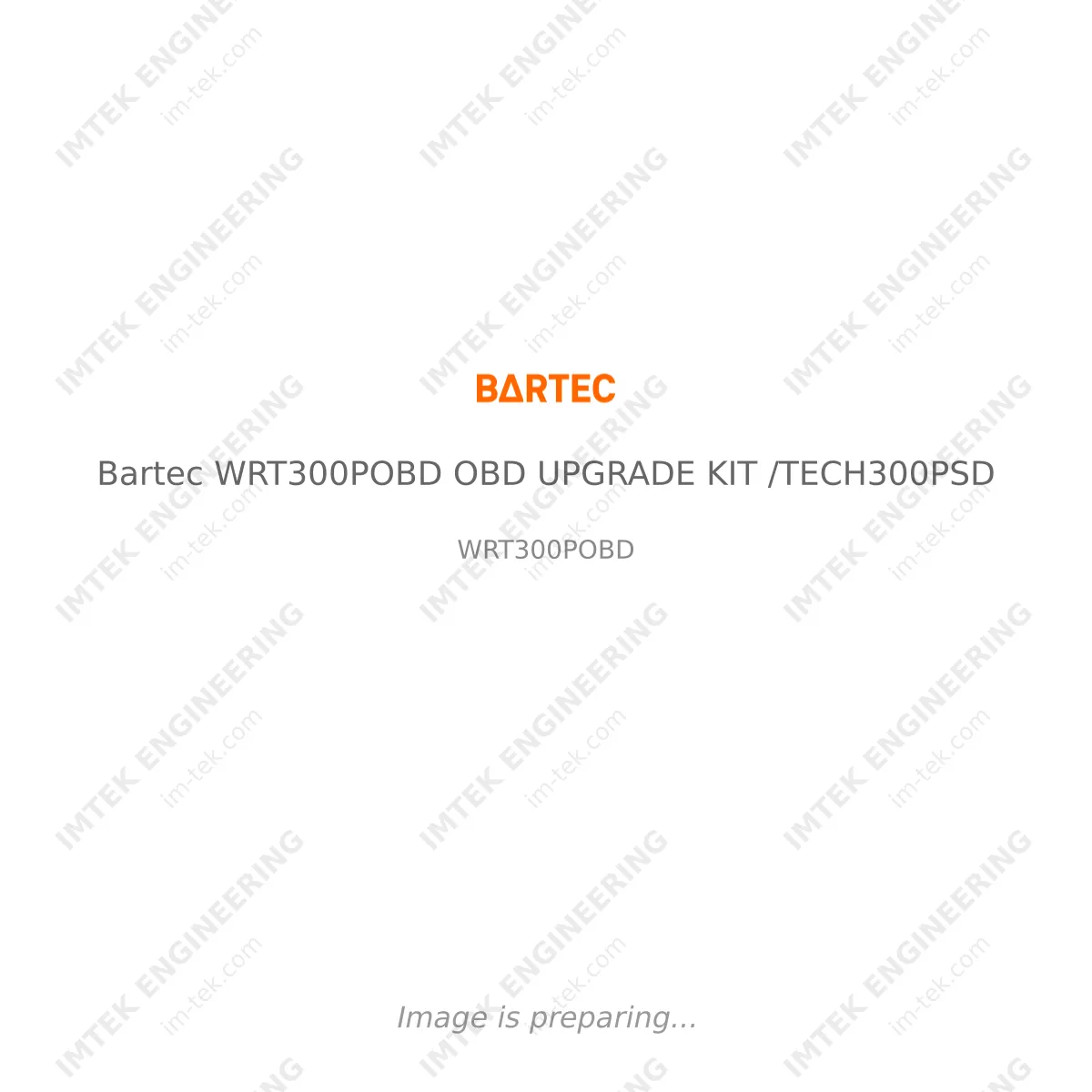 Bartec Bartec WRT300POBD OBD UPGRADE KIT /TECH300PSD - WRT300POBD