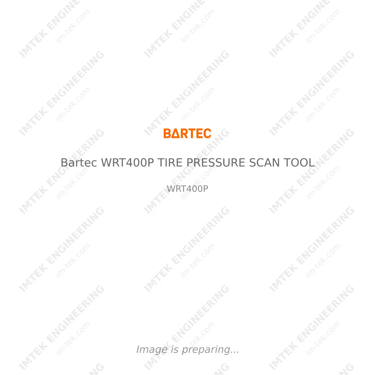 Bartec Bartec WRT400P TIRE PRESSURE SCAN TOOL - WRT400P
