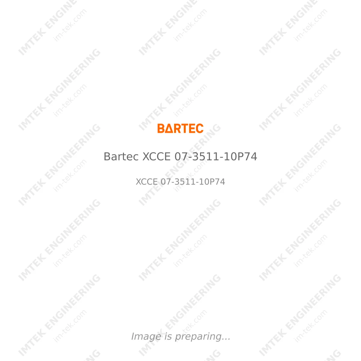 Bartec Bartec XCCE 07-3511-10P74 - XCCE 07-3511-10P74