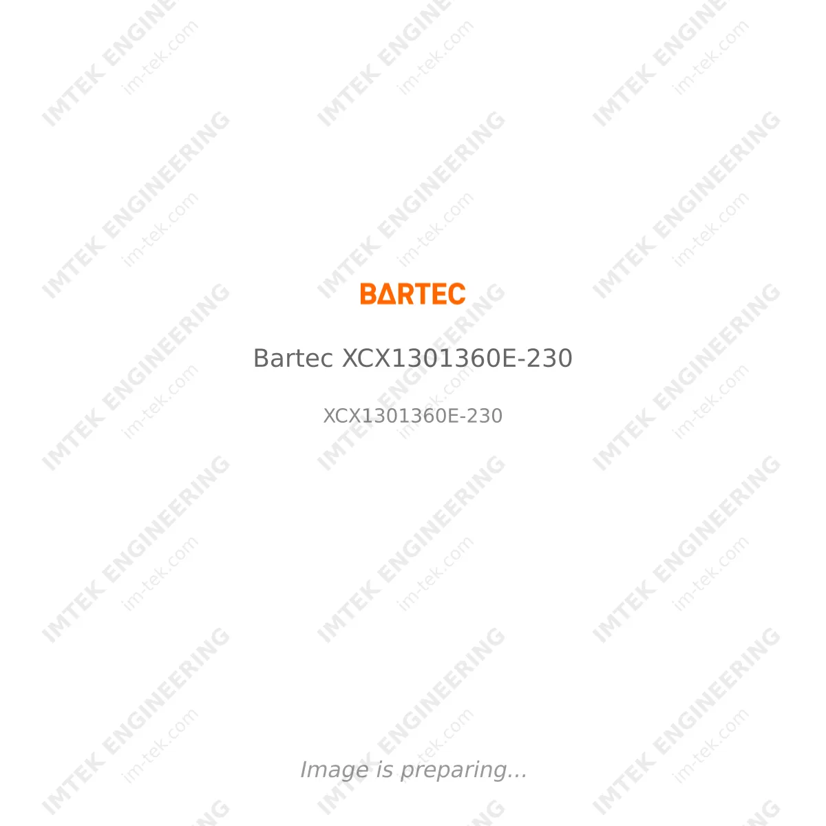 Bartec Bartec XCX1301360E-230 - XCX1301360E-230