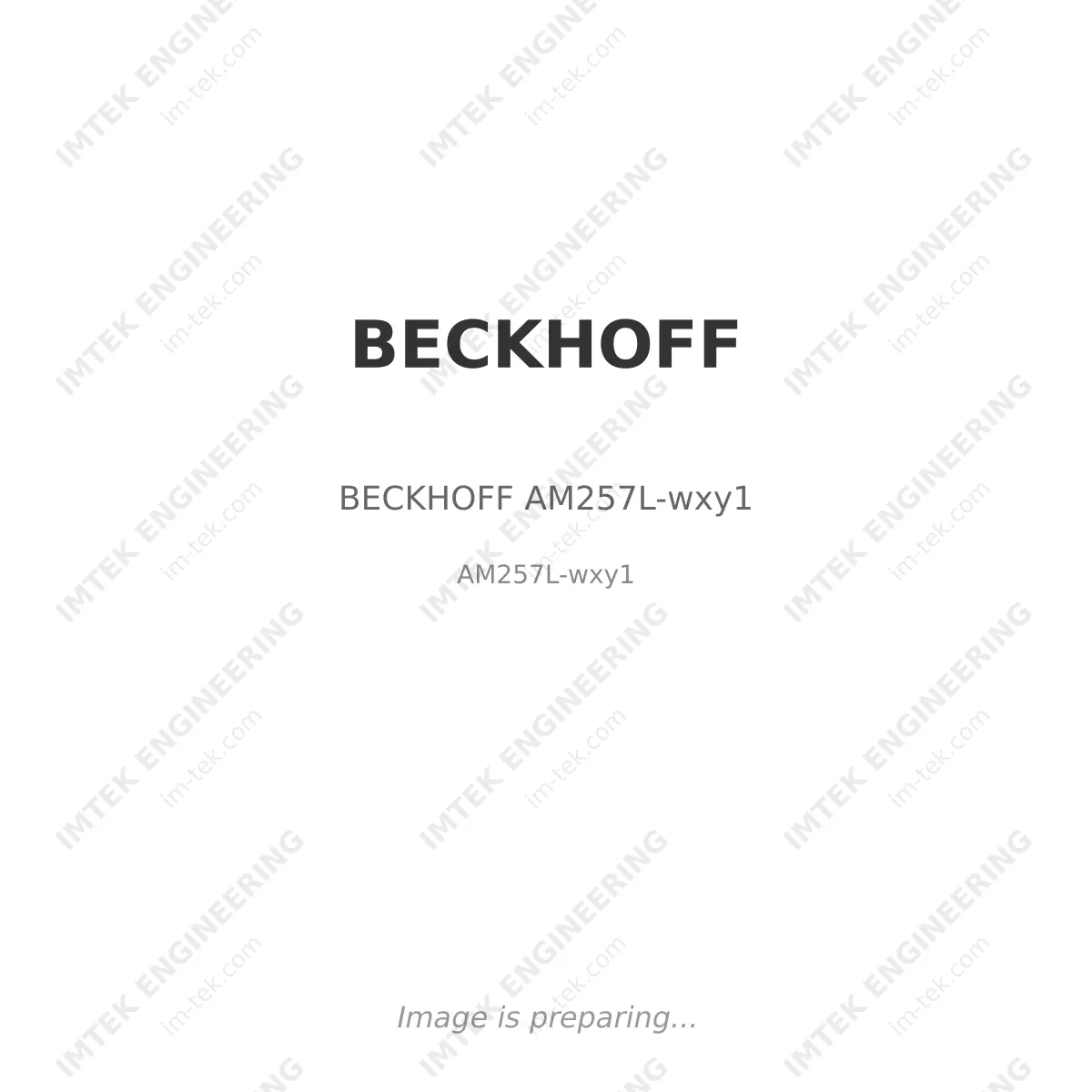 BECKHOFF BECKHOFF AM257L-wxy1 - AM257L-wxy1