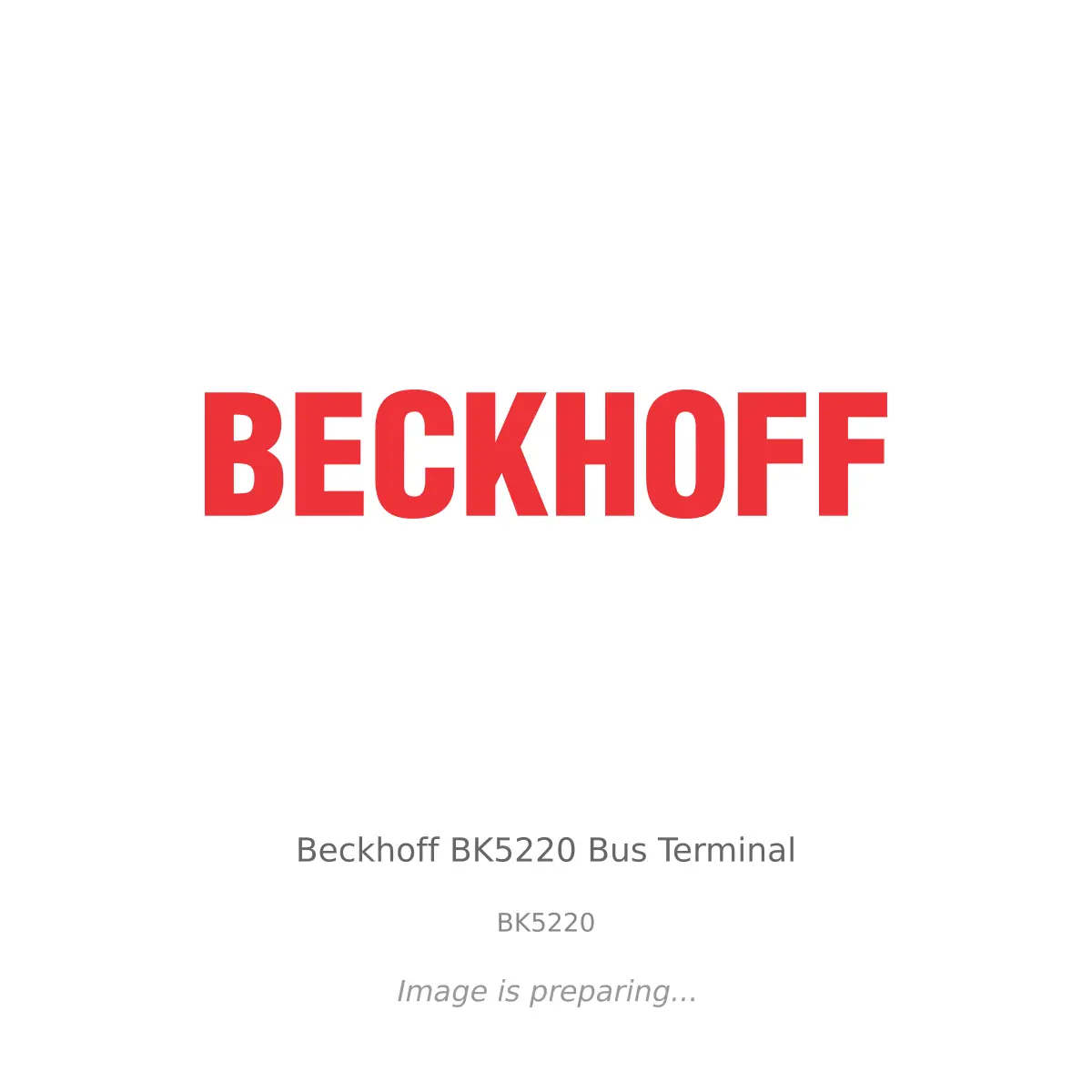 Beckhoff Beckhoff BK5220 Bus Terminal - BK5220