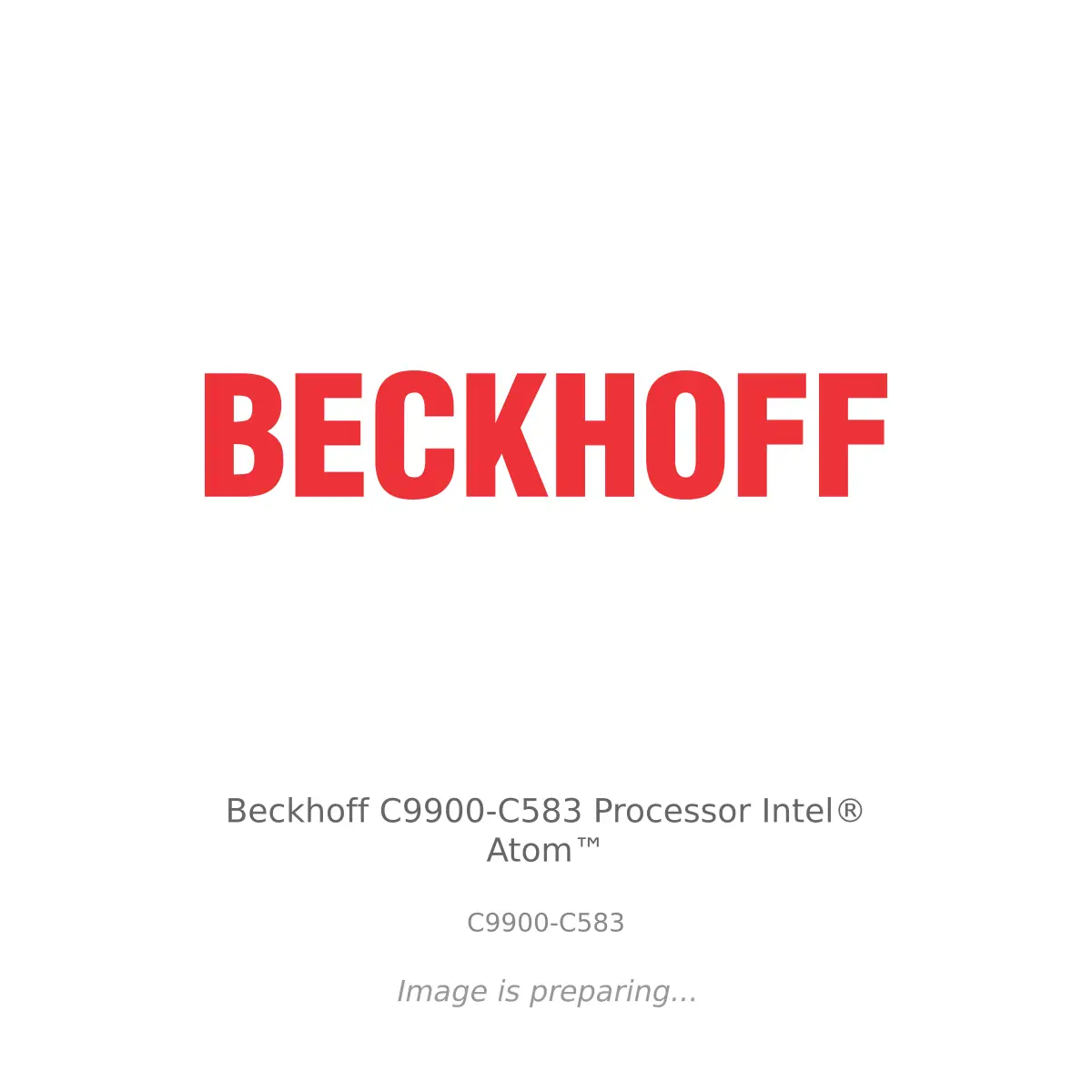 Beckhoff Beckhoff C9900-C583 Processor Intel® Atom™ - C9900-C583