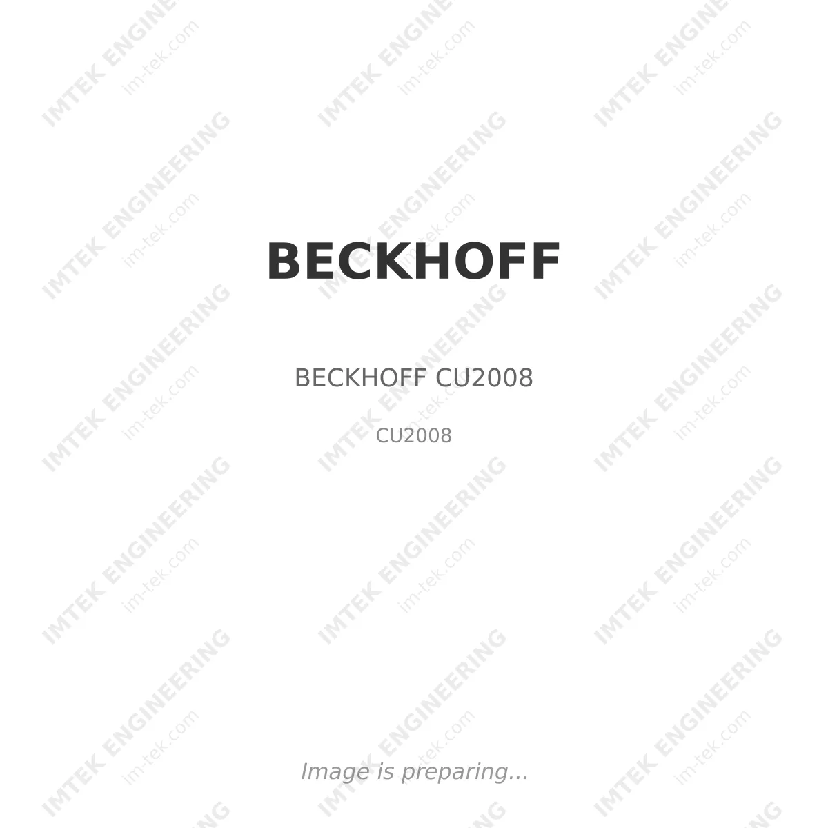BECKHOFF BECKHOFF CU2008 - CU2008