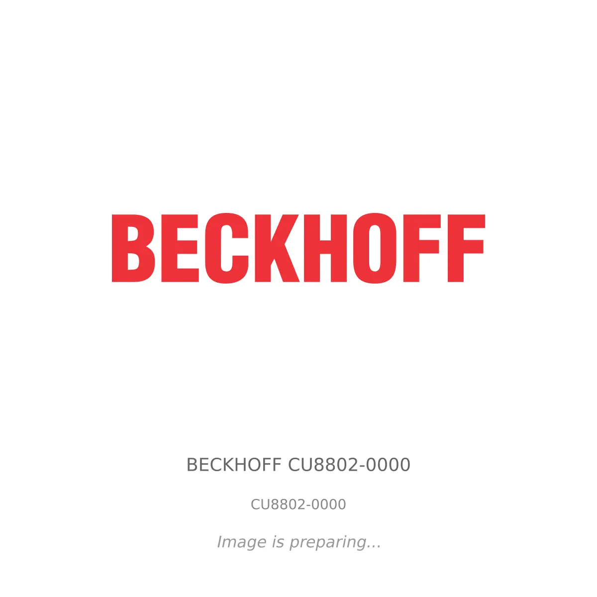 BECKHOFF BECKHOFF CU8802-0000 - CU8802-0000
