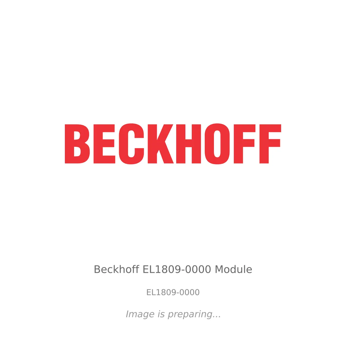 Beckhoff Beckhoff EL1809-0000 Module - EL1809-0000