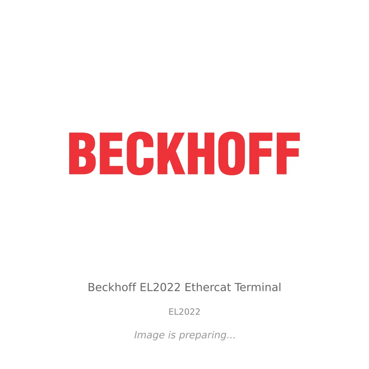 Beckhoff Beckhoff EL2022 Ethercat Terminal - EL2022
