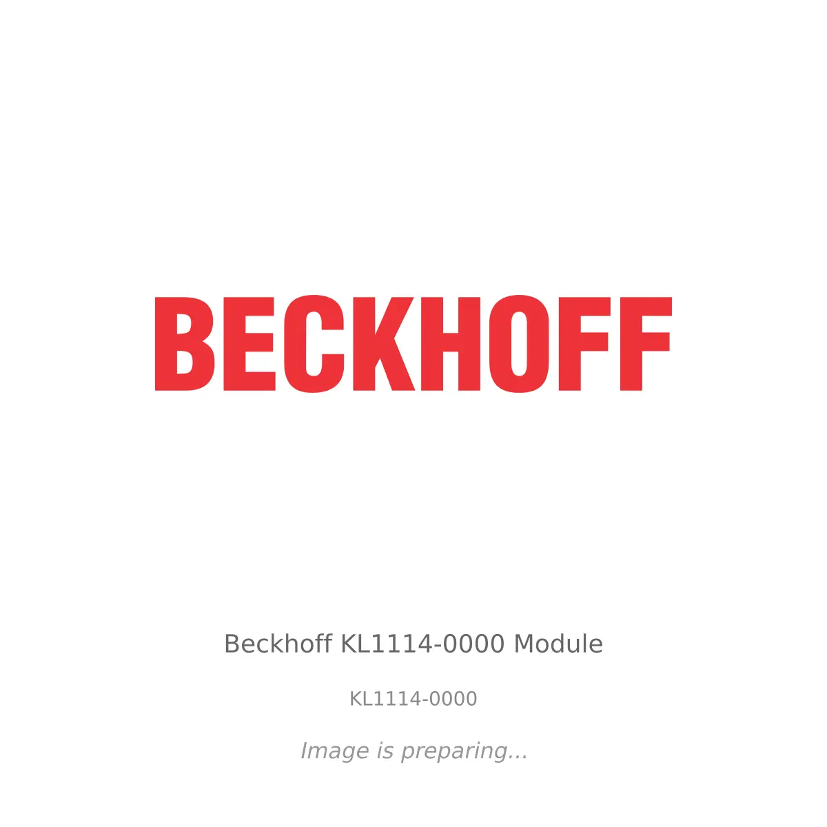 Beckhoff Beckhoff KL1114-0000 Module - KL1114-0000