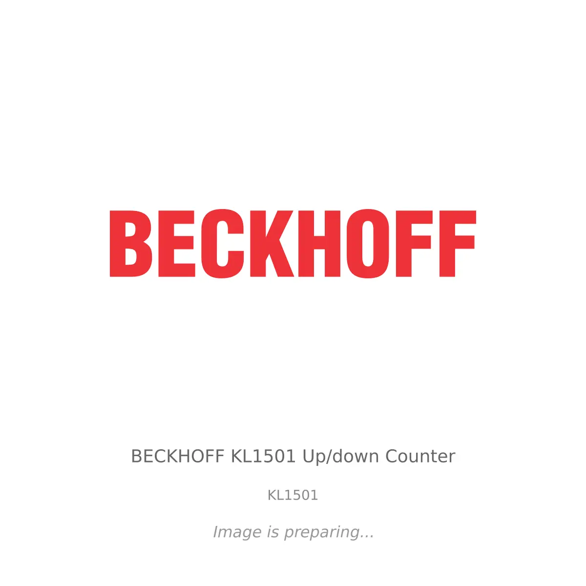BECKHOFF BECKHOFF KL1501 Up/down Counter - KL1501