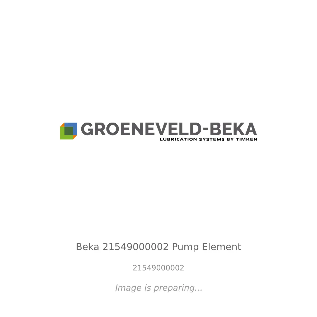 Beka Beka 21549000002 Pump Element - 21549000002