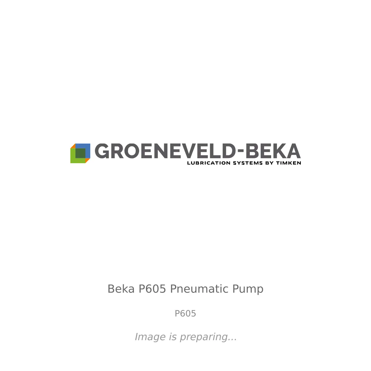 Beka Beka P605 Pneumatic Pump - P605