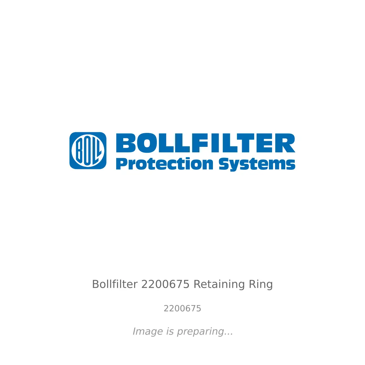 Bollfilter Bollfilter 2200675 Retaining Ring - 2200675