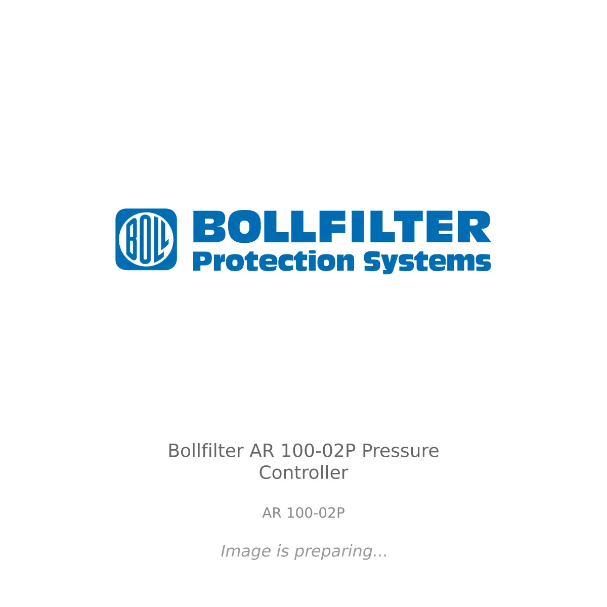 Bollfilter Bollfilter AR 100-02P Pressure Controller - AR 100-02P