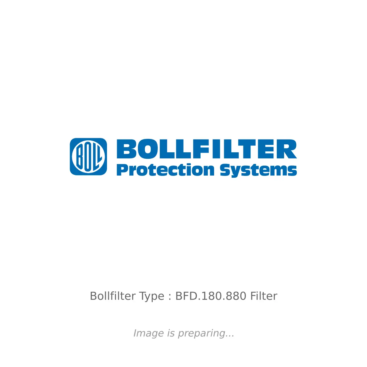 Bollfilter Bollfilter Type : BFD.180.880 Filter