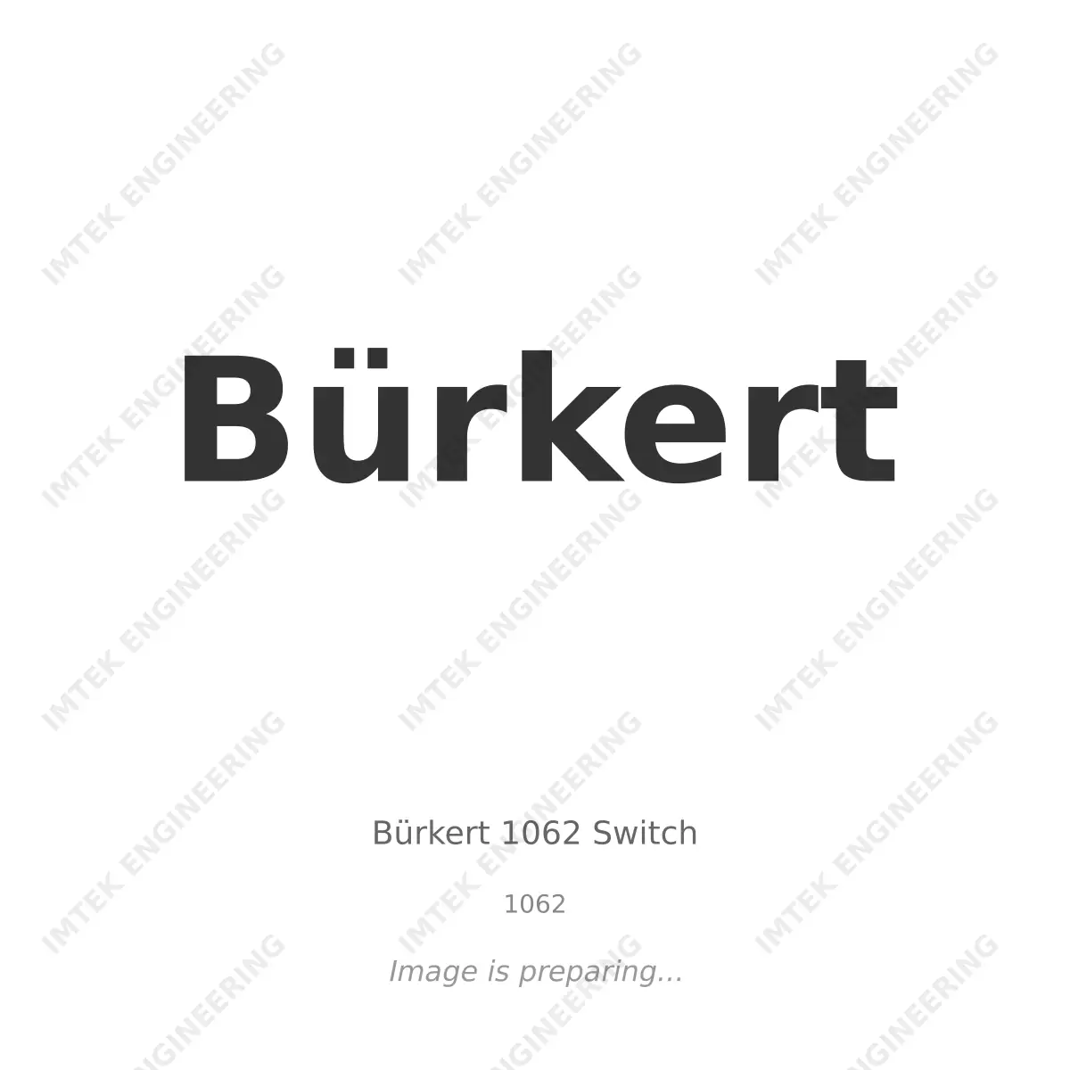 Bürkert Burkert 1062 Switch - 1062