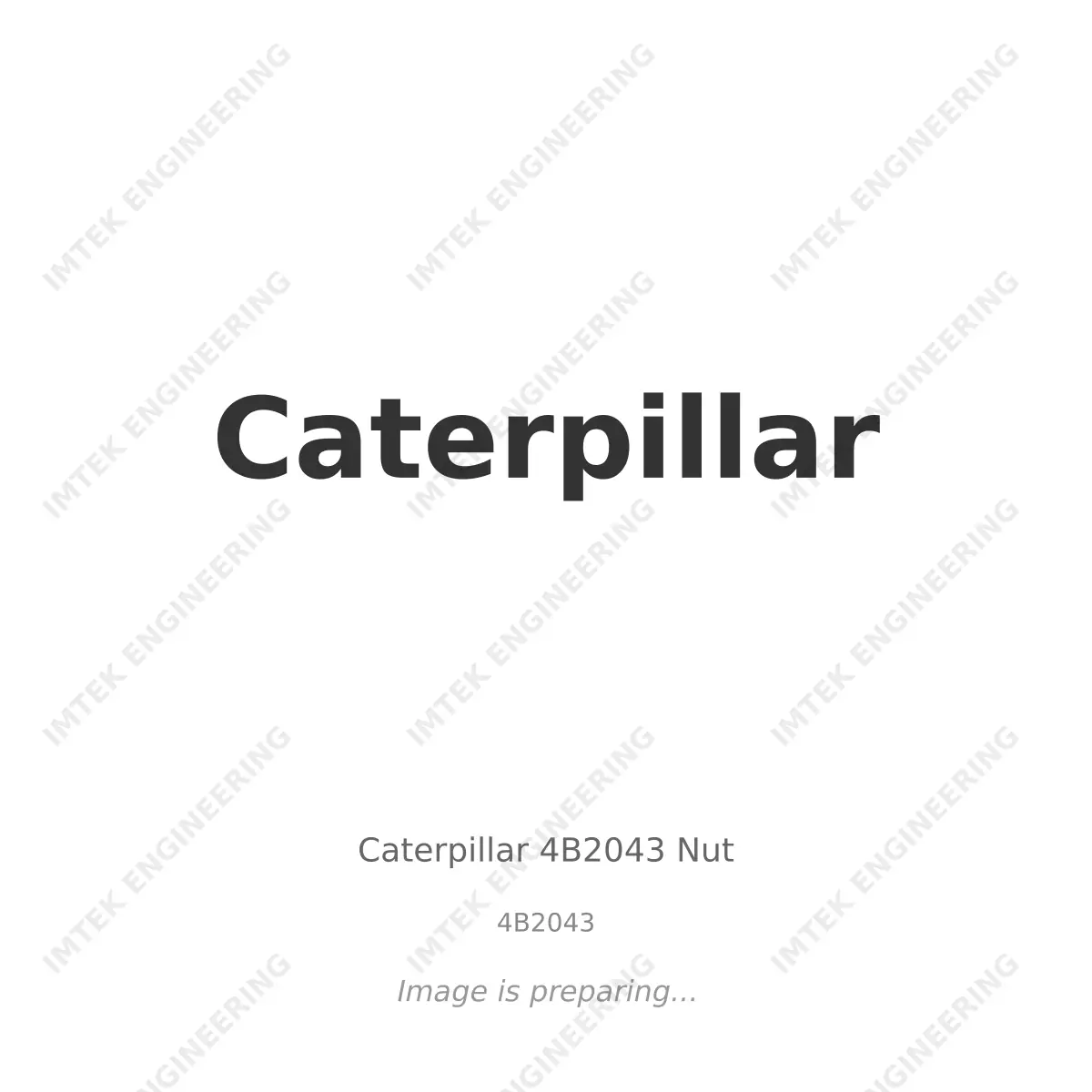 Caterpillar Caterpillar 4B2043 Nut - 4B2043