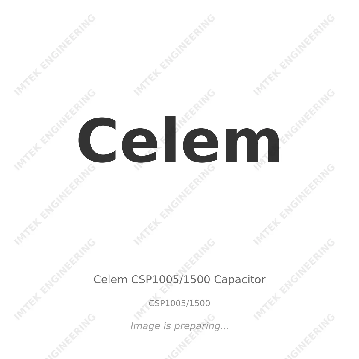 Celem Celem CSP1005/1500 Capacitor - CSP1005/1500