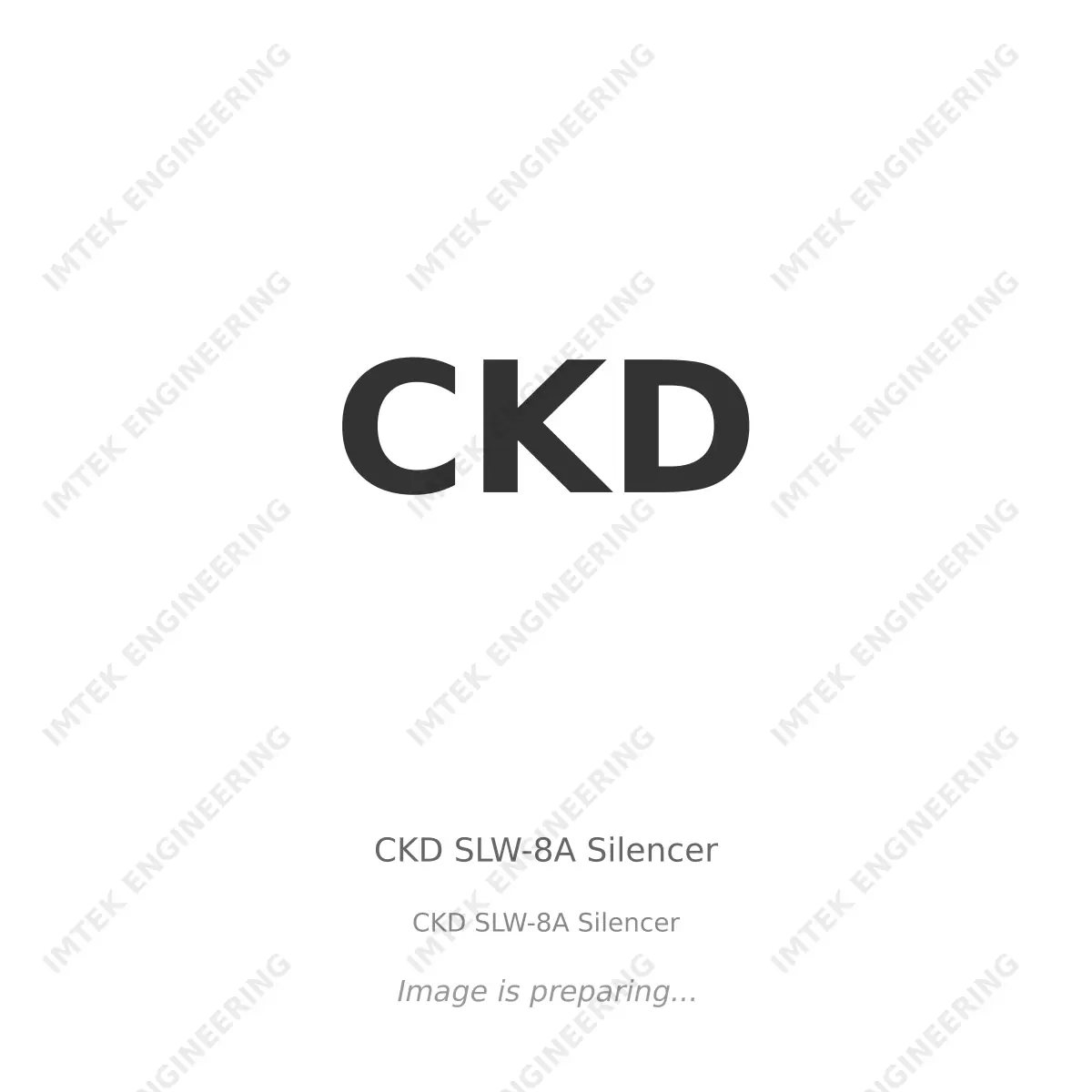 CKD CKD SLW-8A Silencer - CKD SLW-8A  Silencer