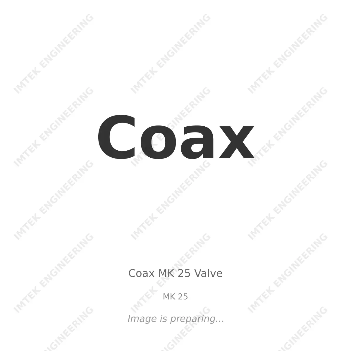 Coax Coax MK 25 Valve - MK 25