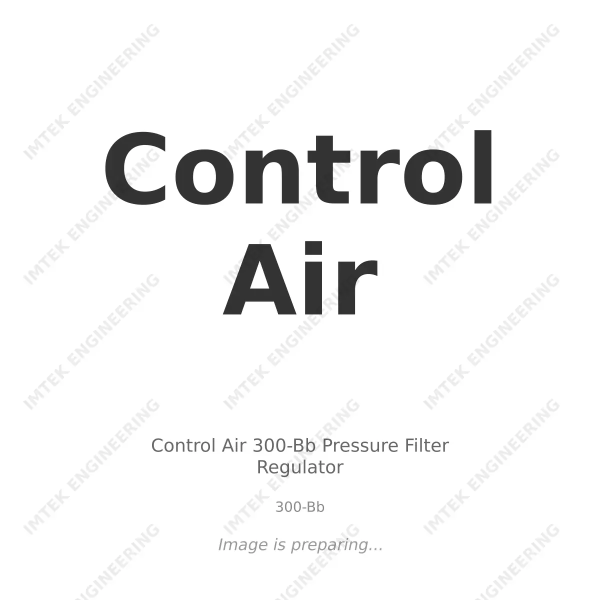 Control Air - Control Air 300-Bb Pressure Filter Regulator Control Air Control Air 300-Bb Pressure Filter Regulator - 300-Bb
