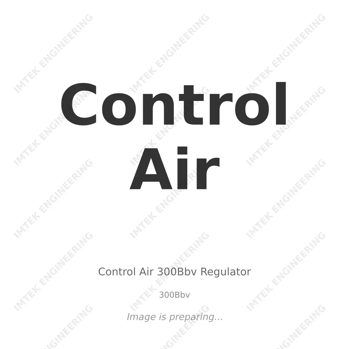 Control Air Control Air 300Bbv Regulator - 300Bbv