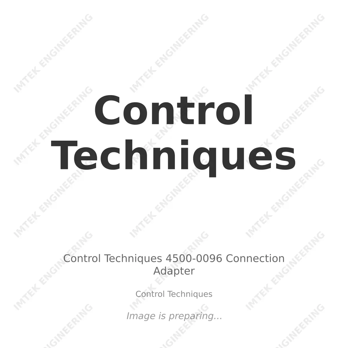 Control Techniques Control Techniques 4500-0096 Connection Adapter - Control Techniques