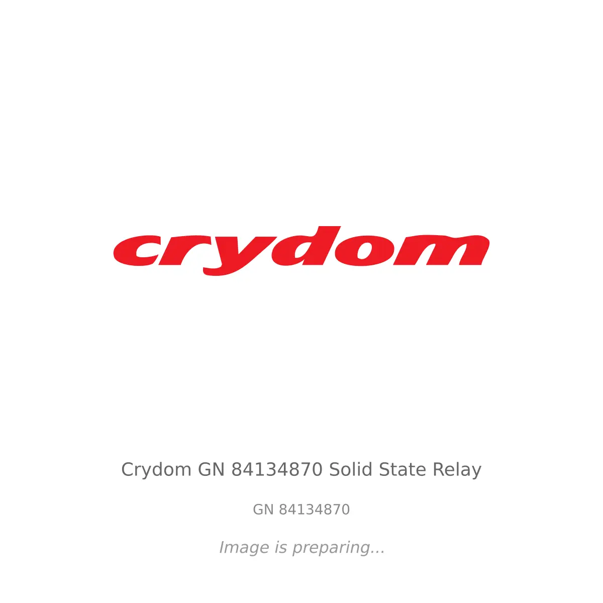Crydom Crydom GN 84134870 Solid State Relay - GN 84134870