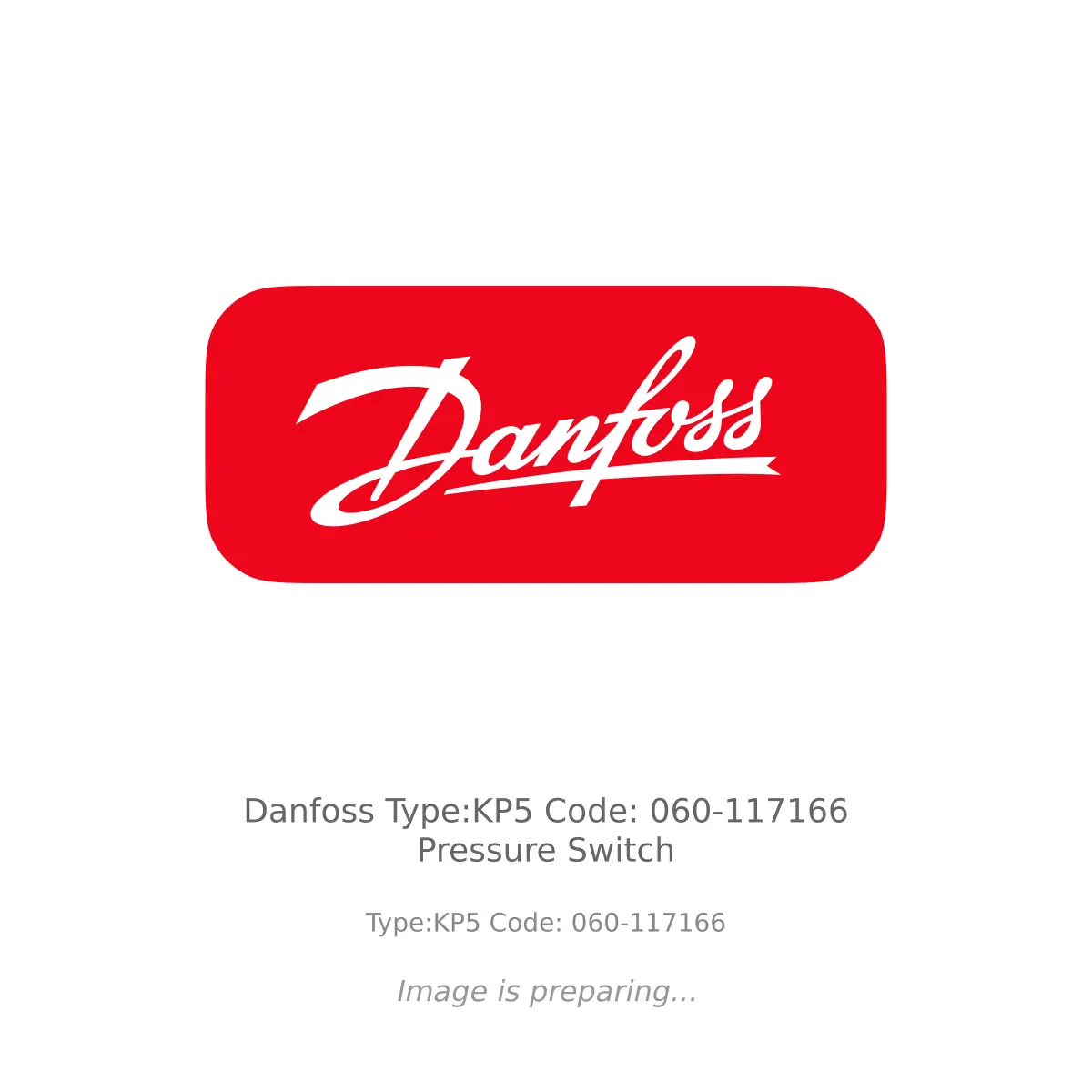 Danfoss Danfoss Type:KP5 Code: 060-117166 Pressure Switch - Type:KP5  Code: 060-117166