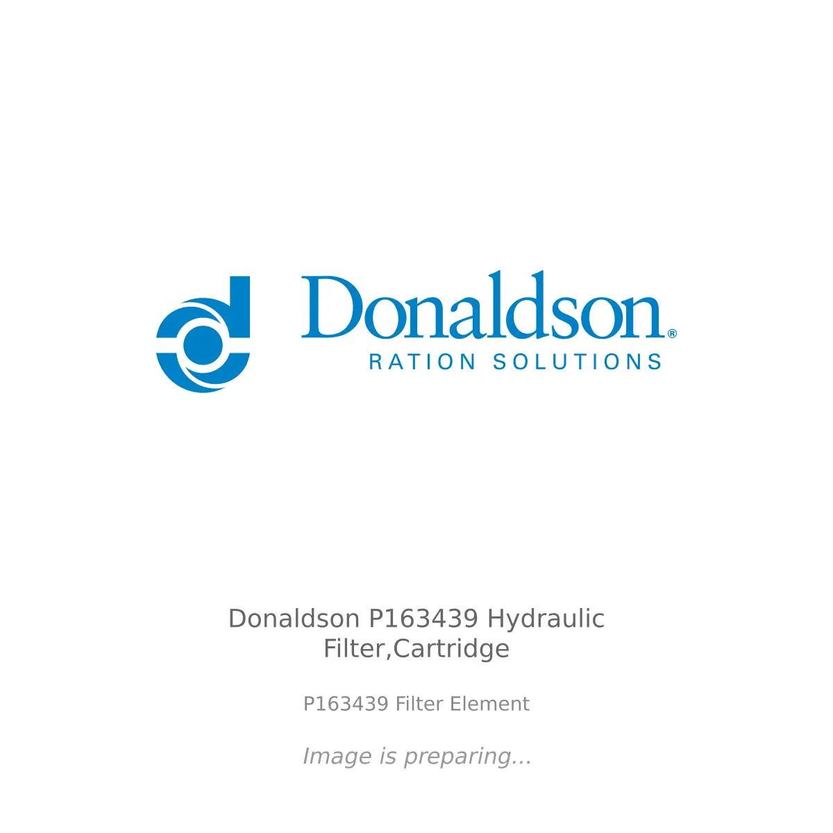 Donaldson Donaldson P163439 Hydraulic Filter,Cartridge - P163439 Filter Element