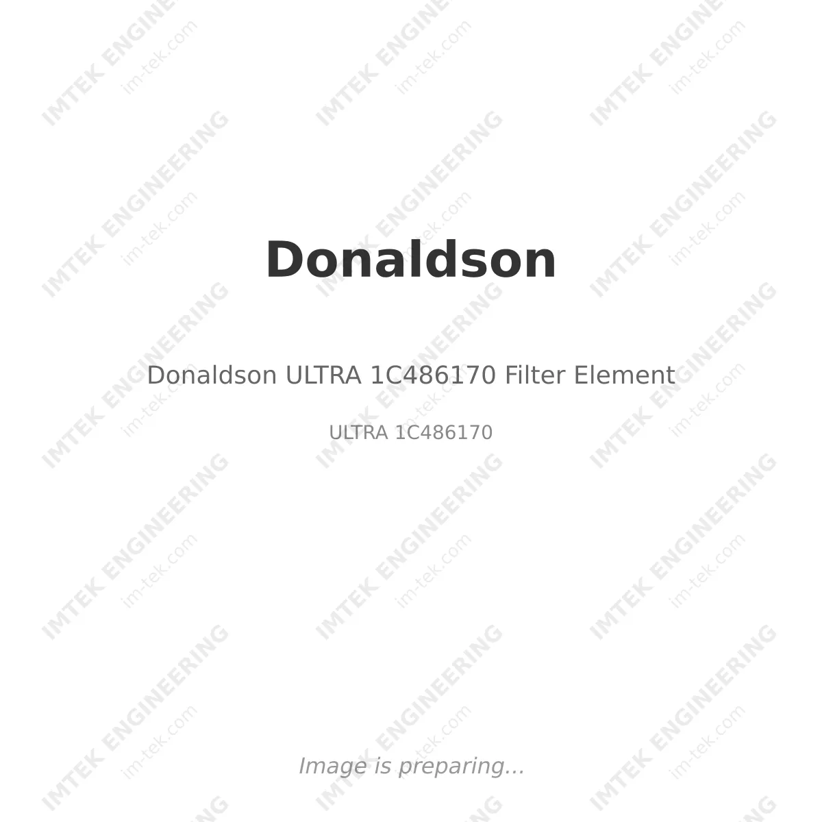 Donaldson Donaldson ULTRA 1C486170 Filter Element - ULTRA 1C486170