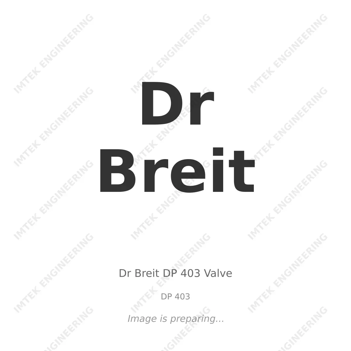 Dr Breit Dr Breit DP 403 Valve - DP 403